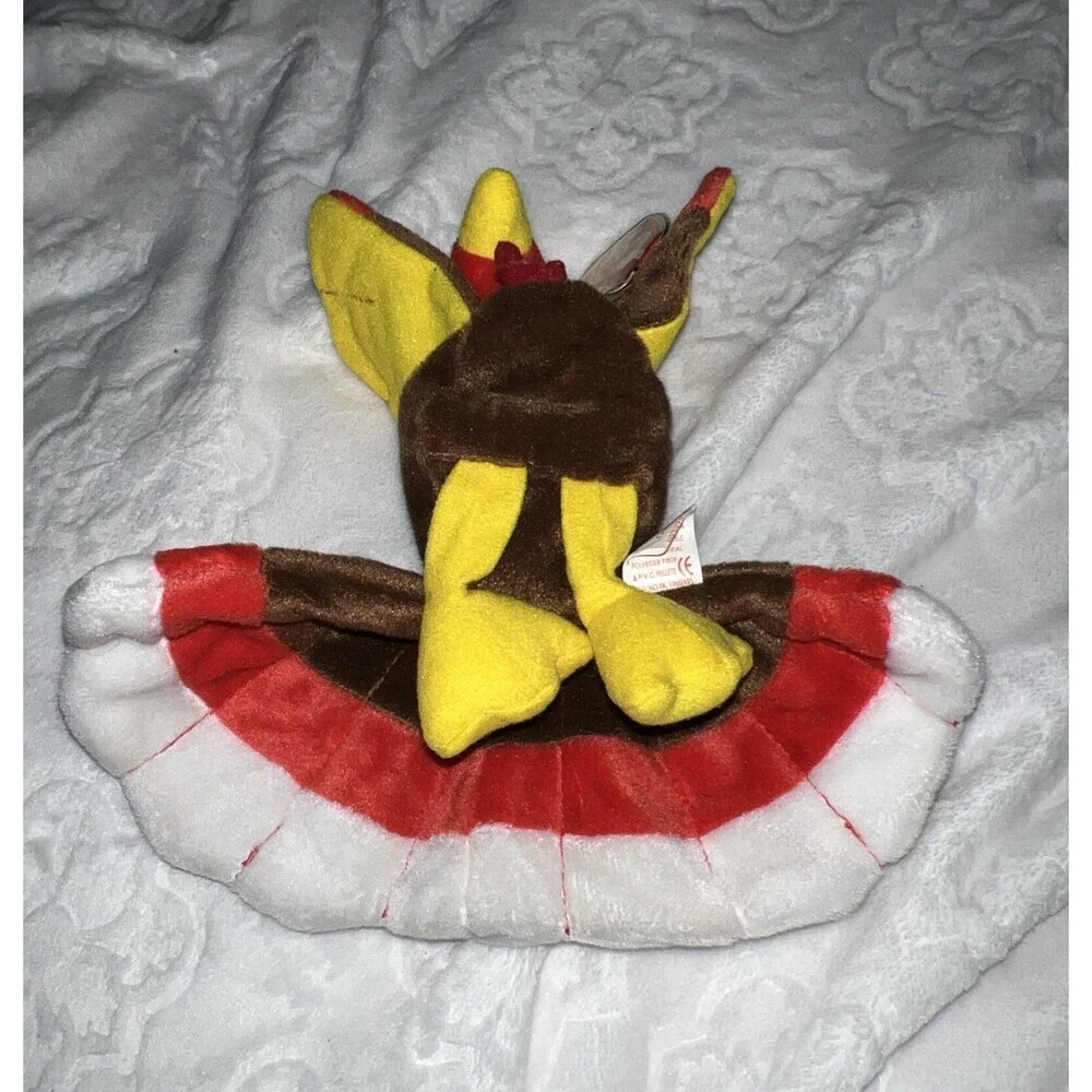 Ty Beanie Babies Thankful Bear, Thanksgiving Turkeys -Mostly Ty Store New